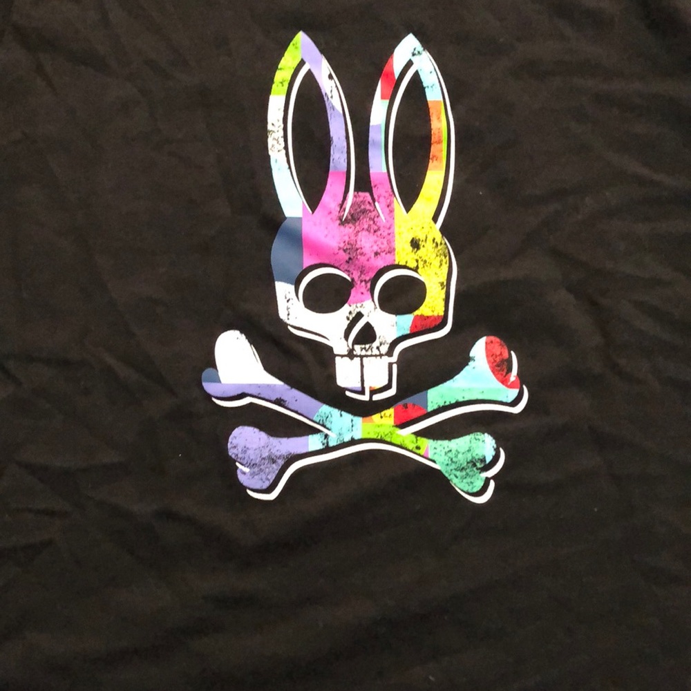 Psycho Bunny boys T-shirt black size 14/16 L